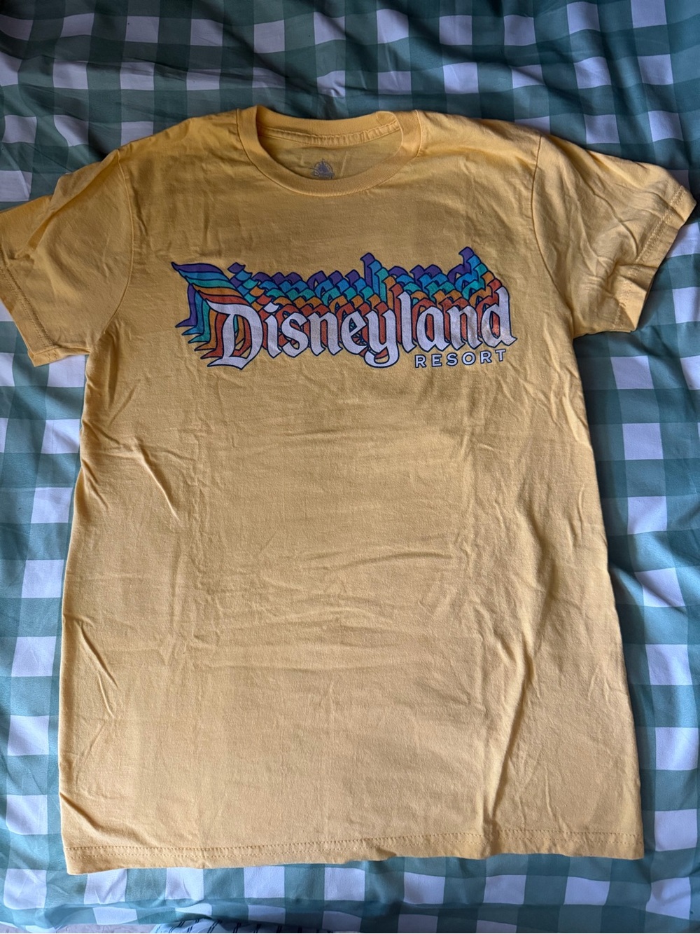 Disneyland Resort Yellow Graphic Tee
